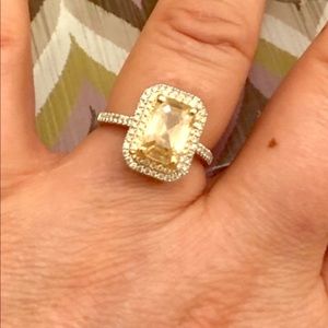 YELLOW DIAMOND RING!!!